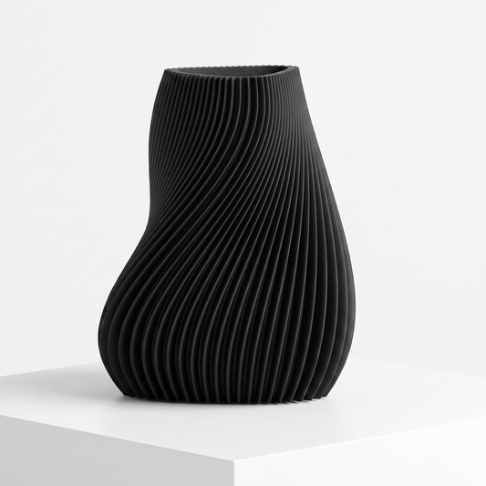 Vază Decorativă Obsidian Flow