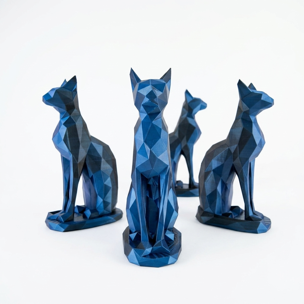 Blue Facet Cat