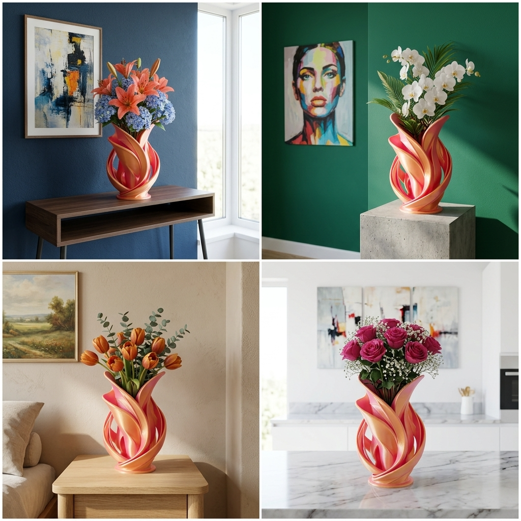 Vază Decorativă Solar Flame